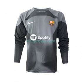 Billige Fotballdrakter FC Barcelona Keeper Bortedraktsett 2022/23 Langermet